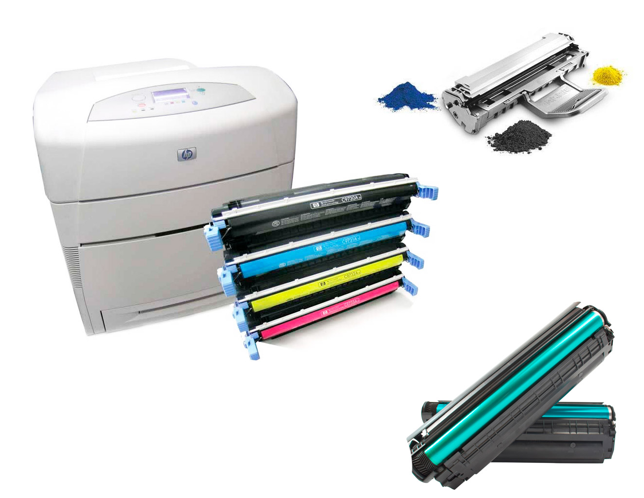 Пример печати цветного лазерного принтера